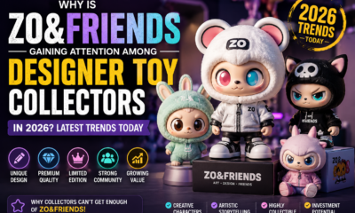 ZO&FRIENDS designer toy figures displayed together, showcasing unique character designs and premium collectible art that is gaining attention among designer toy collectors in 2026.