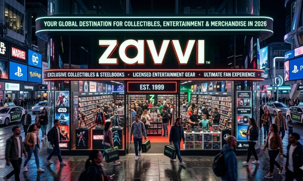 "Zavvi online shopping platform showcasing a wide range of collectibles, entertainment merchandise, movies, TV series products, gaming accessories, clothing, and exclusive pop culture items. A popular destination for fans seeking limited-edition collectibles, trending entertainment products, and convenient online shopping experiences."