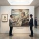 Yusuke Hanai artwork displayed in a modern art gallery showcasing contemporary Japanese art popular among modern art collectors.