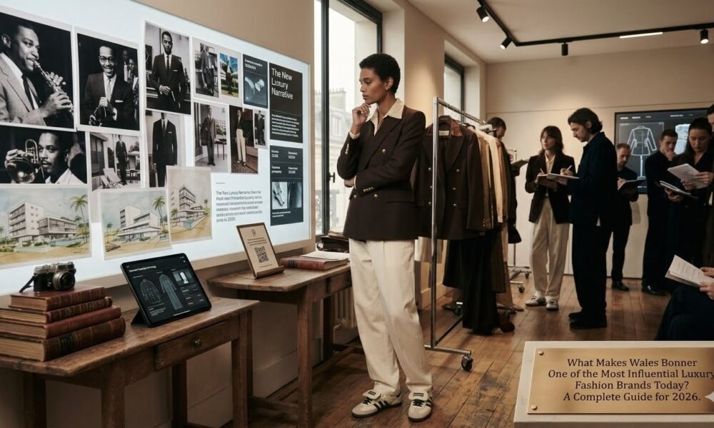 Wales Bonner luxury fashion collection showcasing elegant tailoring, premium clothing, and modern designer style, highlighting why Wales Bonner is one of the most influential luxury fashion brands today.