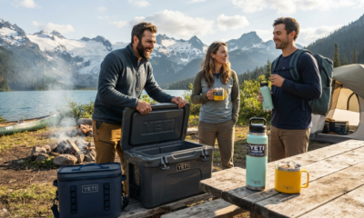 YETI premium outdoor products including coolers and drinkware used in outdoor lifestyle activities in 2026