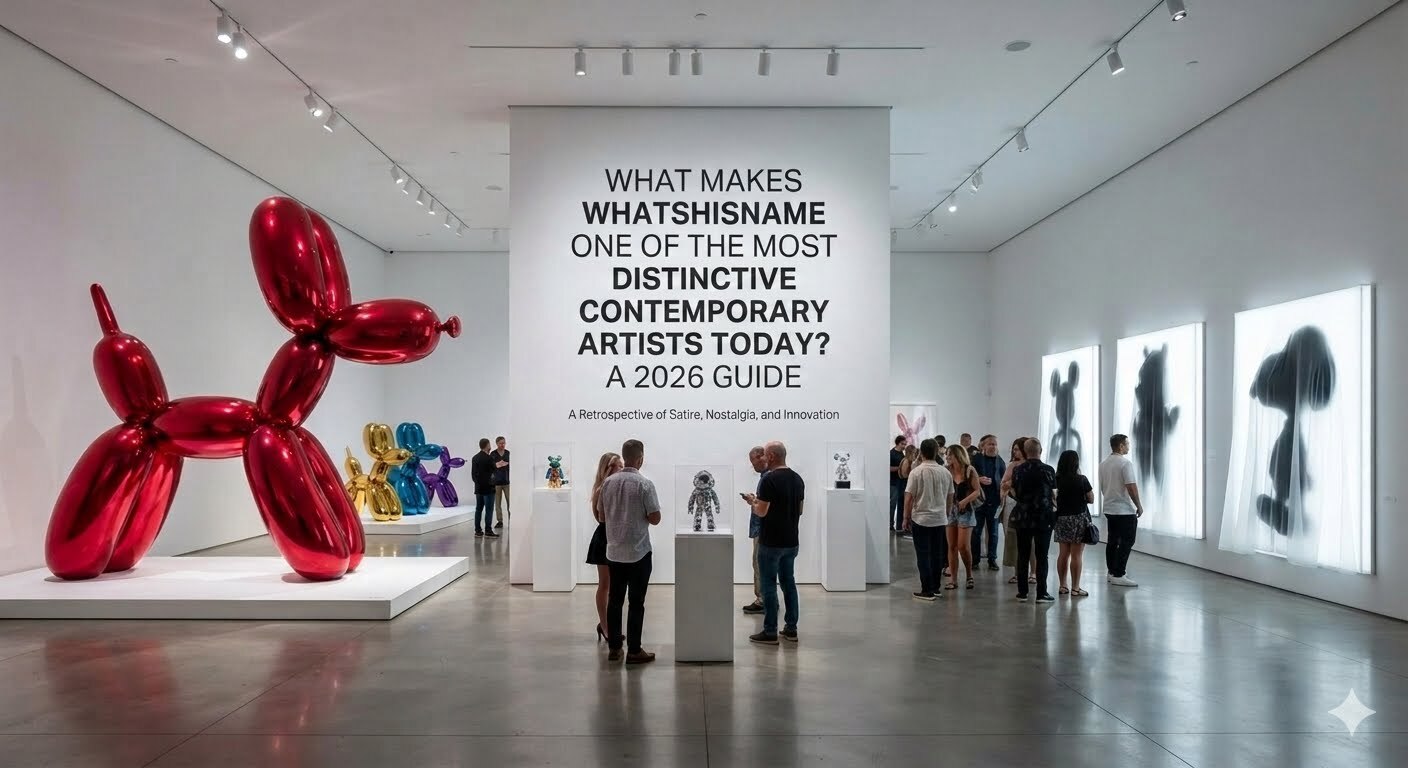 What Makes Whatshisname One of the Most Distinctive Contemporary Artists Today?
