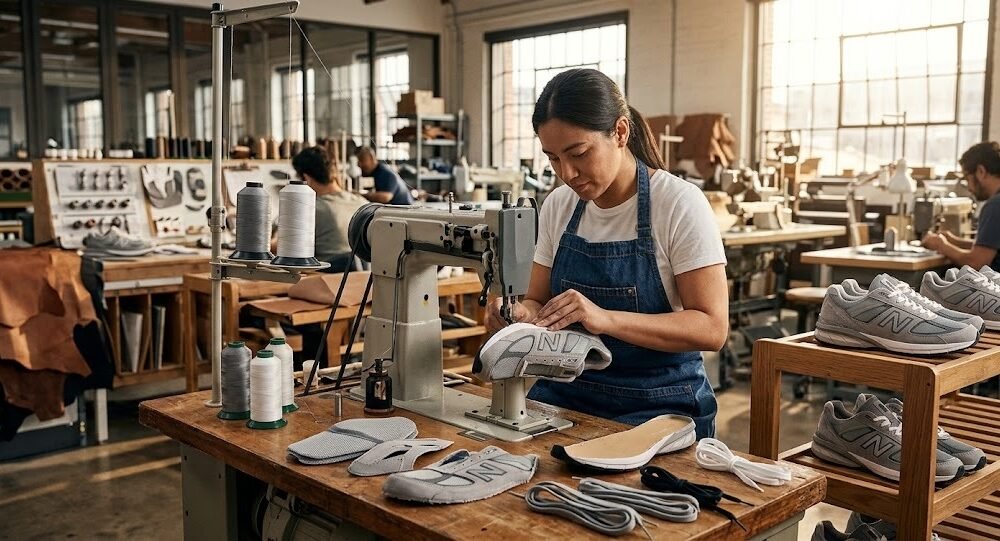 Inside New Balance 990: Why It Became a Streetwear Staple, featuring the iconic gray New Balance 990 sneaker.