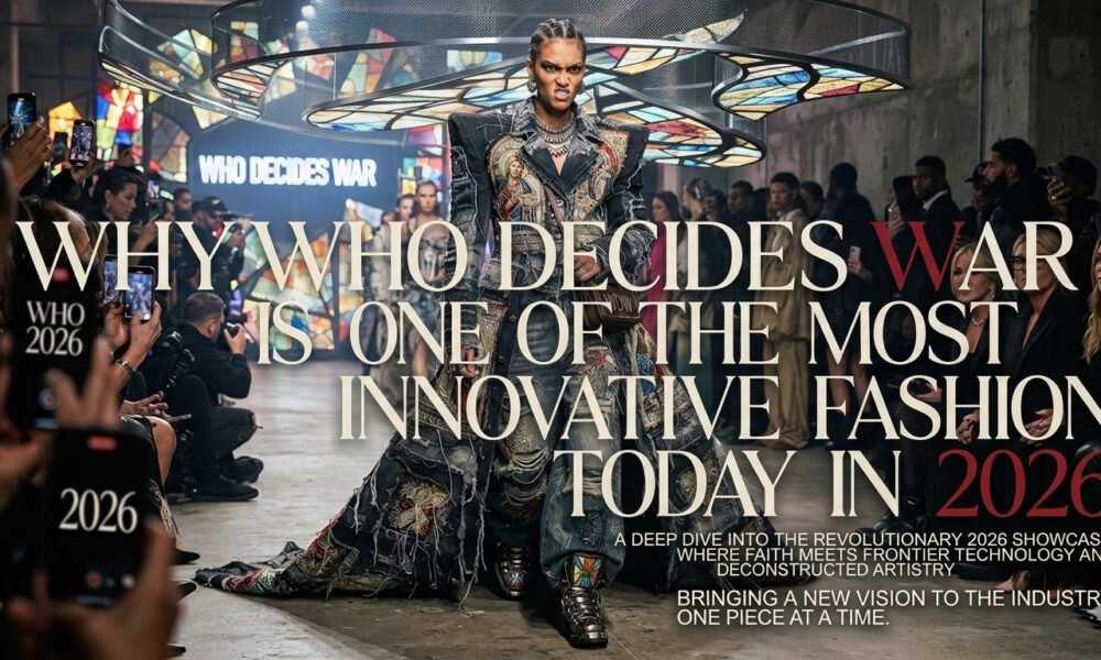 Who Decides War fashion showcasing innovative streetwear and modern designer clothing trends in 2026
