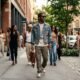 A$AP Rocky showcasing modern streetwear style with luxury fashion and urban-inspired clothing.
