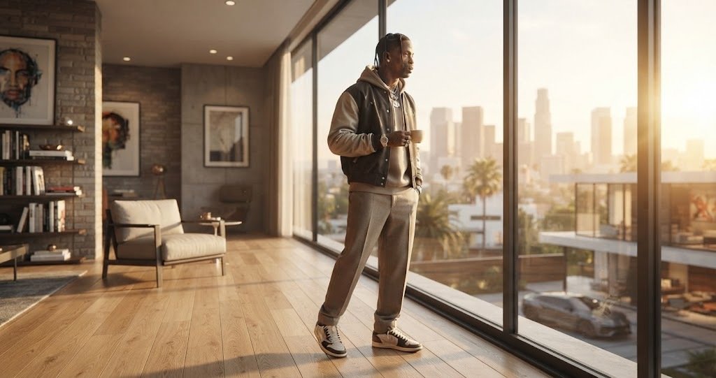 How Travis Scott Became a Streetwear Fashion Icon in 2026, showcasing his signature streetwear style and fashion influence.