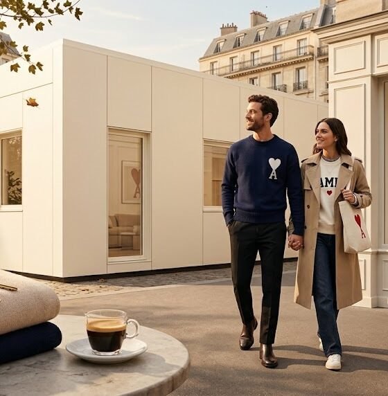 What Is Ami Paris and Why Is It So Popular? French fashion clothing featuring the iconic Ami de Coeur heart logo.